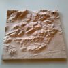 Bayerische Voralpenregion inklusive Zugspitze und Umgebung, high detail 3D Relief aus massivem Buchenholz – Bild 9