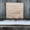Bayerische Voralpenregion inklusive Zugspitze und Umgebung, high detail 3D Relief aus massivem Buchenholz
