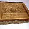 Bayerische Voralpenregion, high detail 3D Relief aus massivem Eichenholz – Bild 3